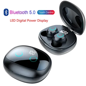

Kowkaka 2020 TWS Bluetooth 5.0 Earphones Wireless earbudss with Microphone Touch Control earbuds For iOS Android Mobile Phones