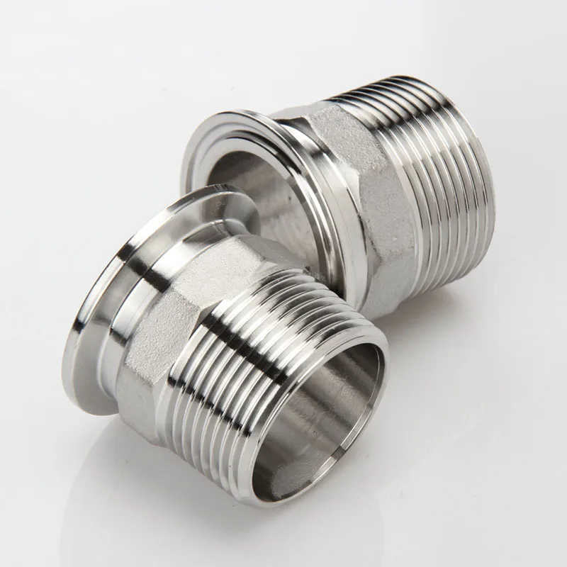 Sanitary Male Threaded Ferrule Hex Sanitary Ferrule Connector Pipe Fitting For Homebrew Fit Tri Clamp