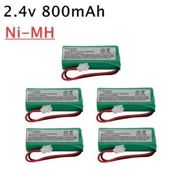 

5pcs 2.4V 800mAh Ni-MH Cordless Phone Battery for Uniden BT-1011 BT-1018 BT1011 BT1018 BT-694 2*AAA 2.4v Rechargeable Battery