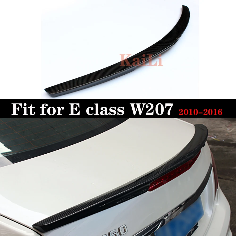 For Mercedes E Class W207 Coupe 2010 - 2016 E200 E250 E300 Carbon Fiber Trunk Spoiler Wing | Автомобили и мотоциклы