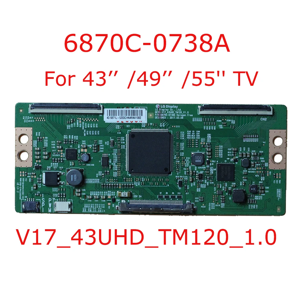 6870C 0738A оригинальная плата Sony T con для телевизора 43 '཭'' 55 ''логическая