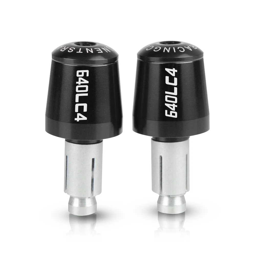 Для KTM 640 LC4 2003 2004 2005 2006 ЧПУ Заготовка алюминиевая рукоятка для мотокросса наконечники для Руля Мотоцикла концы с логотипом - Цвет: 640 LC4