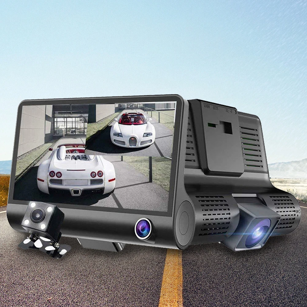 4 дюйма Камера Широкий формат тире парковка для курящих зеркало заднего вида с