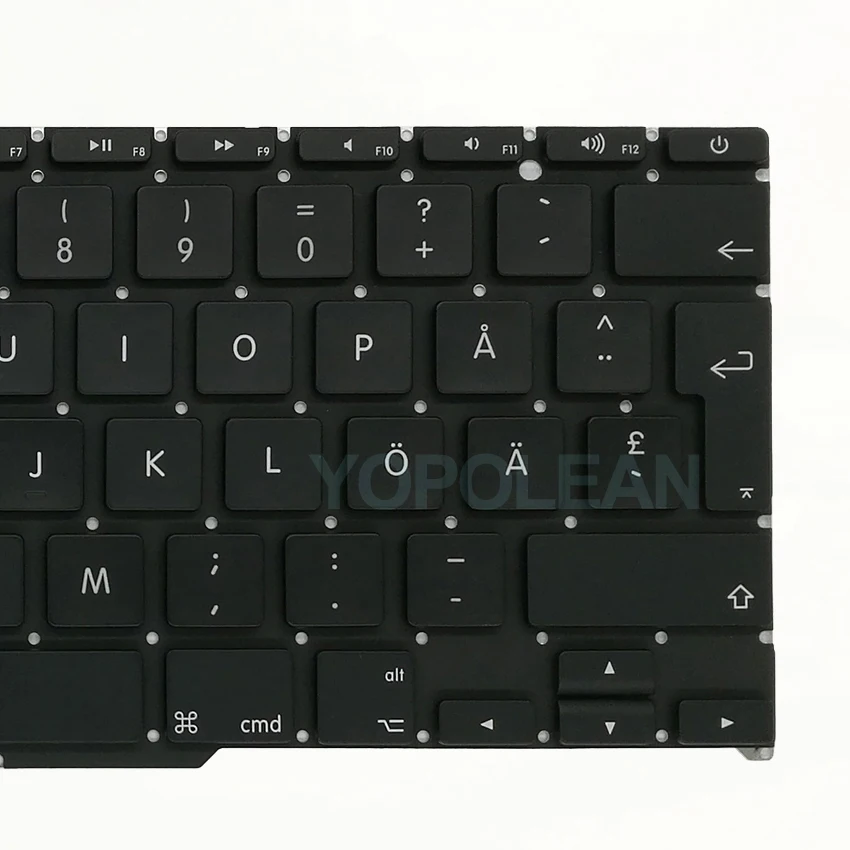 3 шт./лот шведская клавиатура для Macbook Air 11 &quotA1370 A1465 2011 2012 2013 2014 2015|Клавиатуры