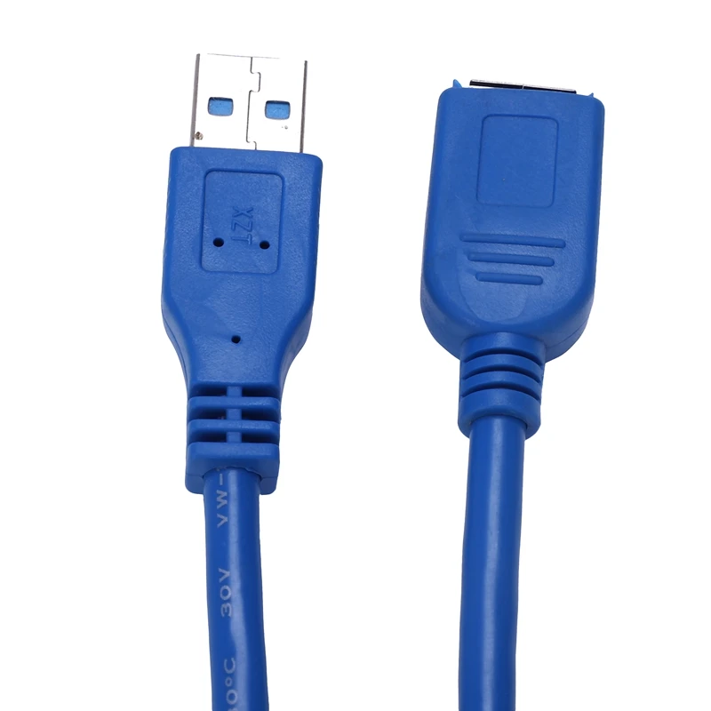 50 см 2" Передача данных USB 3,0 A папа-мама удлинитель синий