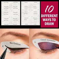 Quick Eyeliner Eyeshadow Stencils Eyeliner Stickers Eye Makeup Eyeshadow Makeup Stencil Stickers 4 Pieces Dropshipping 1