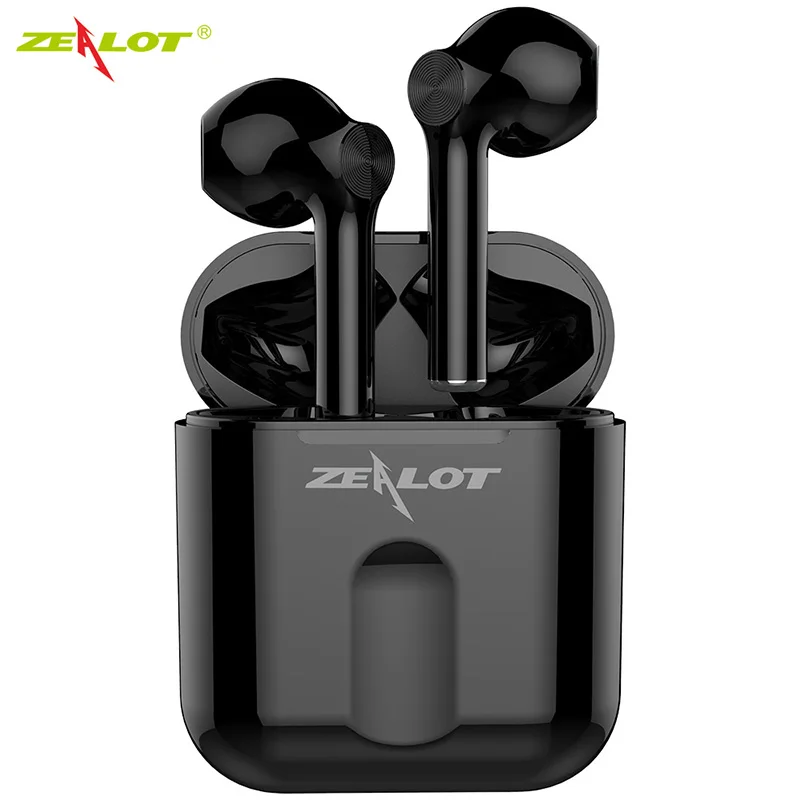 

TWS True Wireless Fashion Student Earphones Bluetooth 5.2 Earphone Zealot T2 Mini In-Ear Earbuds