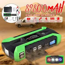 Мульти Функция пусковое устройство 89800mah 12V 4 USB 600A Портативный автомобиля Батарея усилитель Мощность библиотеки пусковое устройство