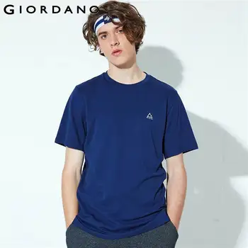 

Giordano Men Tshirts Quick Drying Reflective Printed Tee Shirts Crewneck Mesh Lining Breathable Camisetas Hombre 01020377