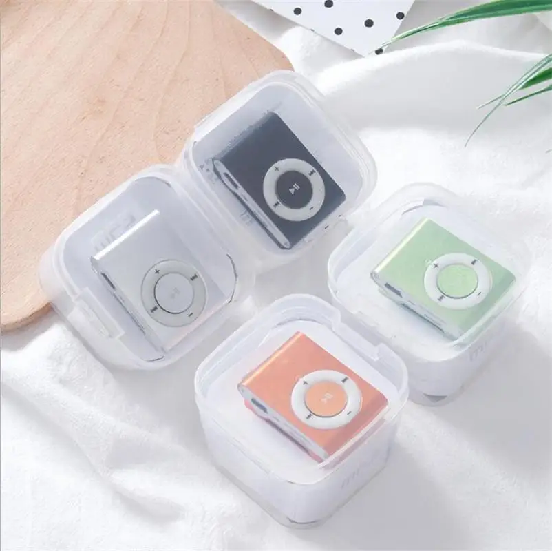 Коробка красочный Mp3 плеер мини Mp3 музыкальный плеер Micro TF слот для карты USB MP3 S порт плеер USB порт с наушниками