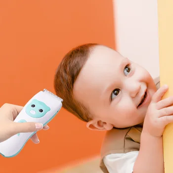 

Baby Electric Hair Trimmer Low Noise Kids Rechargeable Waterproof Clipper Baby Hair Clipper With Storage Box Ceramic Cutter