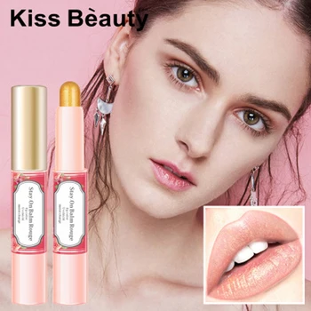 

Kissbeauty 6 Colors Moisturizing Lipstick Pen Gold Lipstick Easy To Wear Nutritious Long-Lasting Waterproof Non-Marking 1pcs