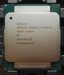 Processeur Intel E5 2620 V3 2.4GHz, 15 mo, 6 cœurs, 85W, Socket LGA 2011 – 3, SR207 E5 2620 V3 