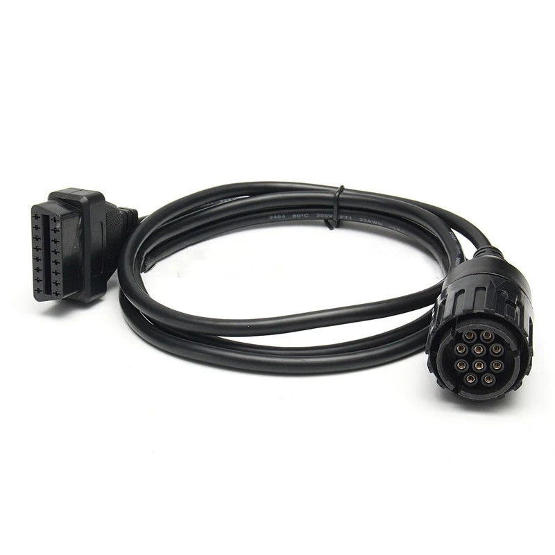 Запасной Код двигателя читатели и сканирующие инструменты 10pin OBD диагностический кабель адаптер используется
