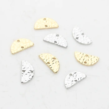Connettori semicircolari retrò in lega di zinco charms 15 * 7MM 20 pz/lotto per accessori connettori orecchini collana fai da te 1