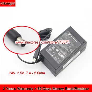 

Genuine FSP 24V 2.5A AC Adapter FSP060-RTAAN2 Switching Power Supply for 9NA0605226 9NA0605227 Laptop with Plug size 7.4 x 5.0mm