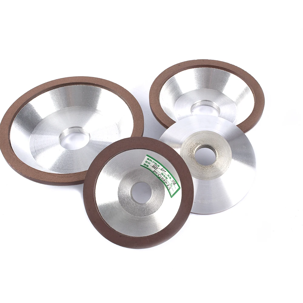 1Pc Diamond Grinding Wheel Cup Grinding Circle for Carbide Metal Tungsten Steel Milling Cutter Tool Sharpener Various Size