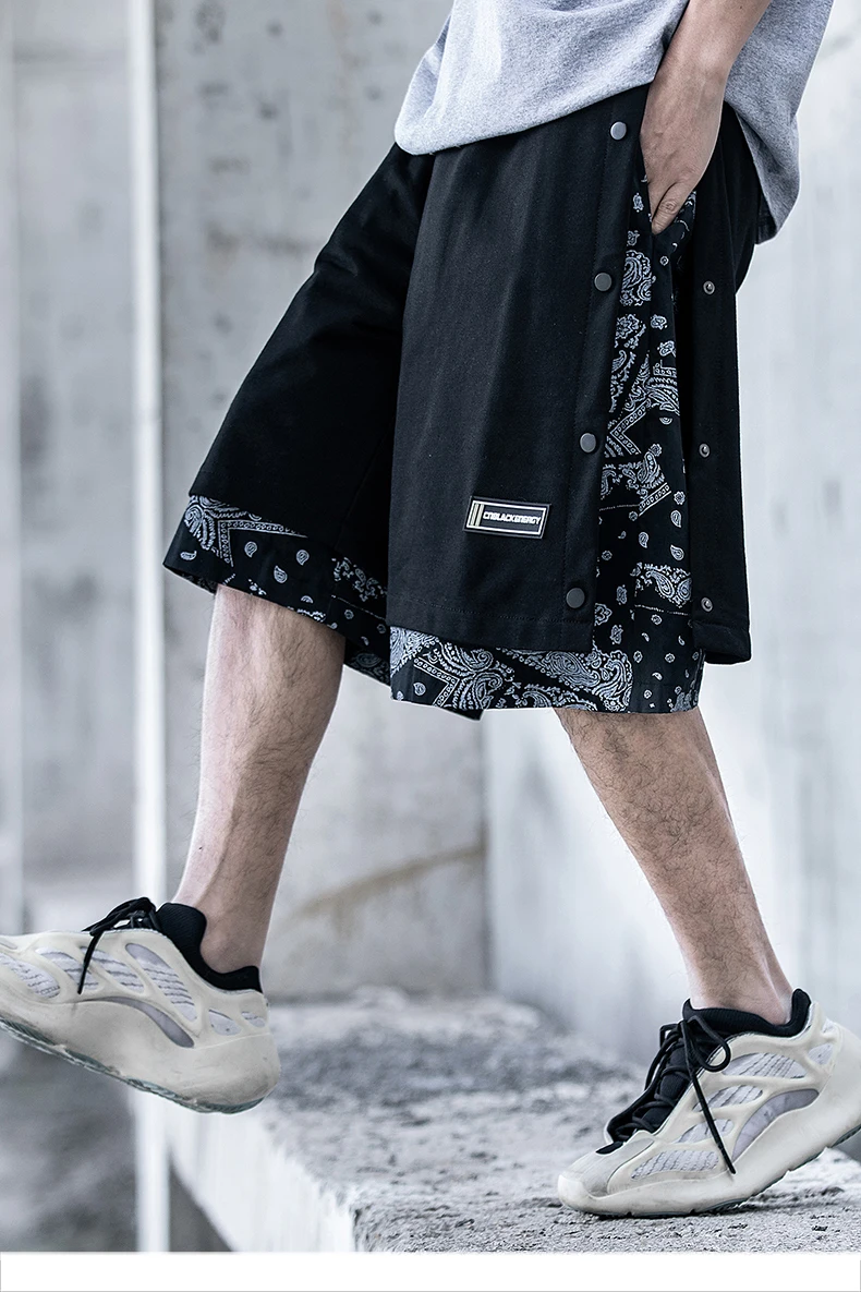 shorts de maré solto e tendência, para o verão