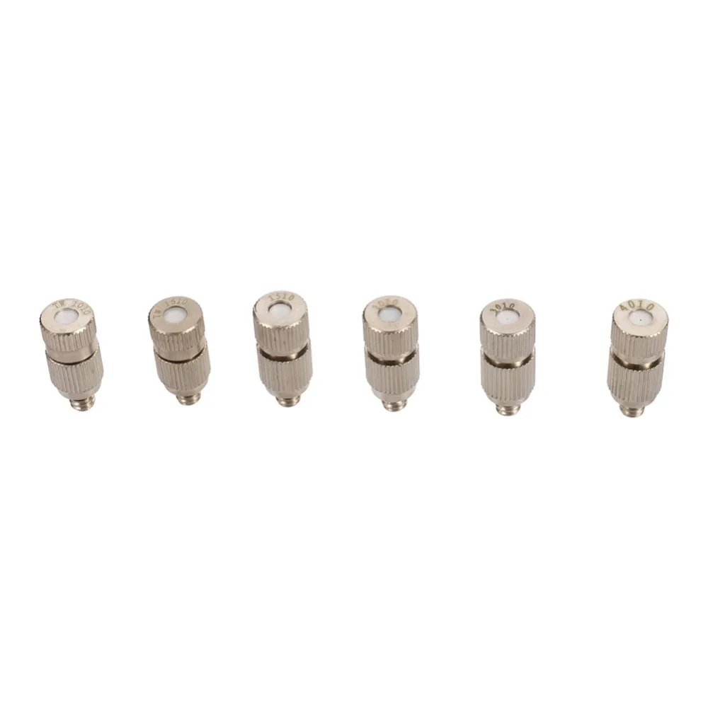 50Pcs 3/16 Zoll Gewinde Hochdruck Nebel Düse Beschlagen Kühlung Feuchtigkeit Sprayer Hause Garten landschaftsbau Desinfektion Düsen – Detail 5