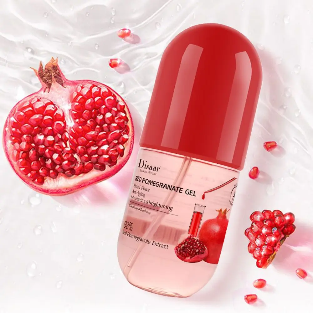 LAIKOU Red Pomegranate Capsules Gel Skin Care Face Cream Shrink Pores Skin Lighten Moisturizing Oil Control Repairing Gel 280ml