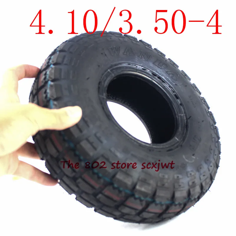 Супер качество 4,10/3,50-4 TubeTire 410/350-4 Электрический скутер внутренняя труба