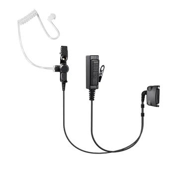 

Acoustic Air Tube Security Earpiece with Mic for Two Way Radio Walkie Talkie