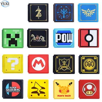 

YuXi Game Cards box Portable Case For Nintend Switch Shockproof Hard Shell Storage Box For Nintend Switch NS NX Game Card Case
