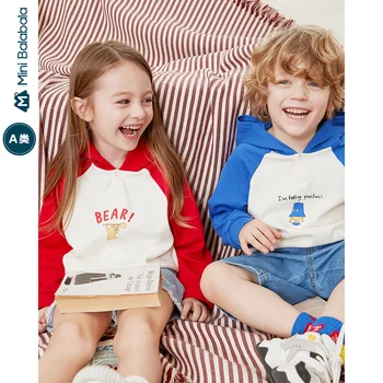 

Minibala Baby jacket 2020 winter new baby plus velvet warm sweater new year winter clothing