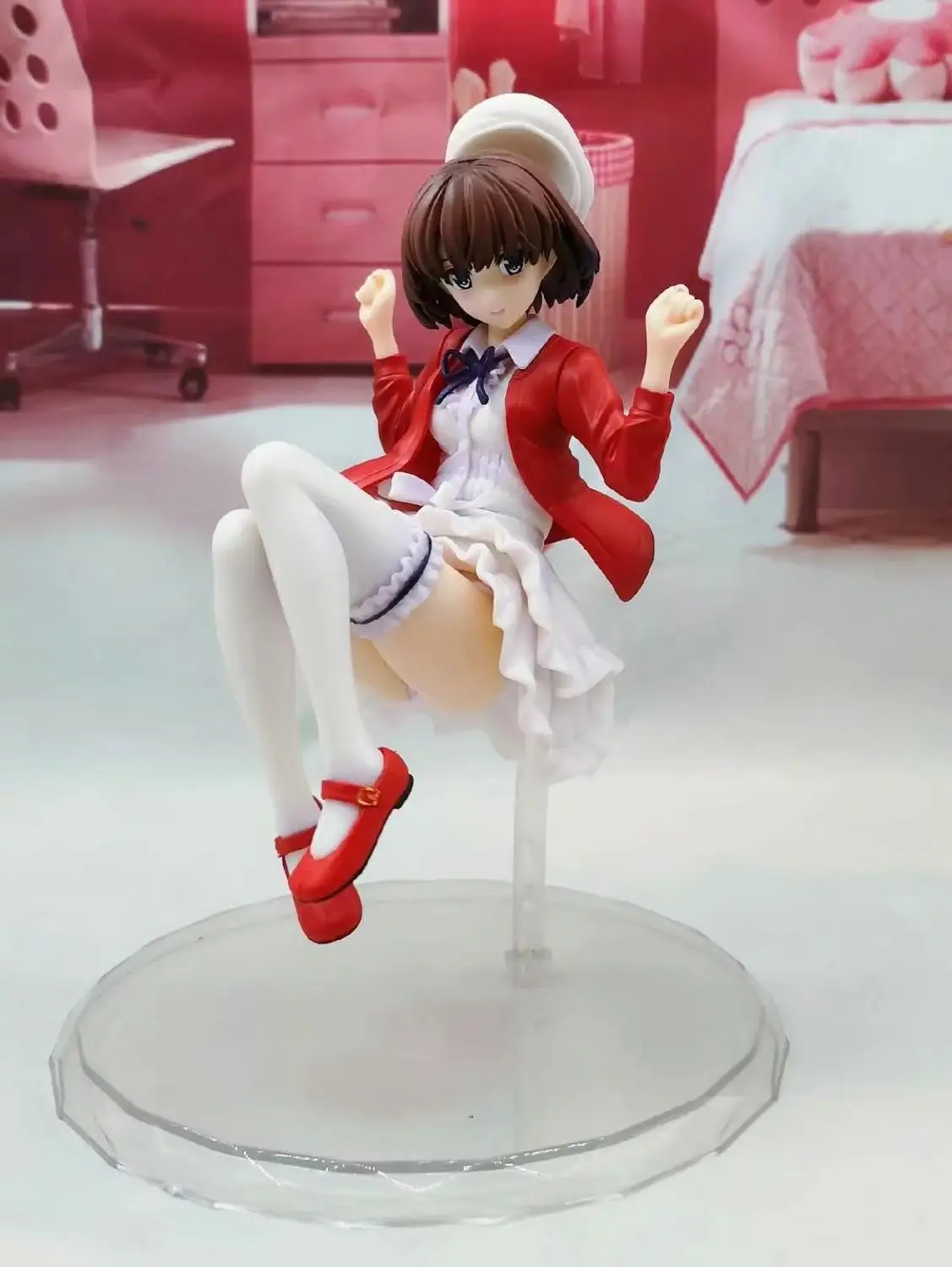 Аниме Saenai Heroine No Sodatekata Katou Megumi Jumping Ver. 1/7 Масштаб ПВХ фигурка коллекция модель сексуальная девушка игрушки кукла
