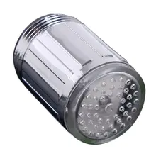 Led Faucet Temperature Control /Tricolor Luminous Color Faucet Lamp Professional Fashion Adjustment Atmosphere With Adapter
