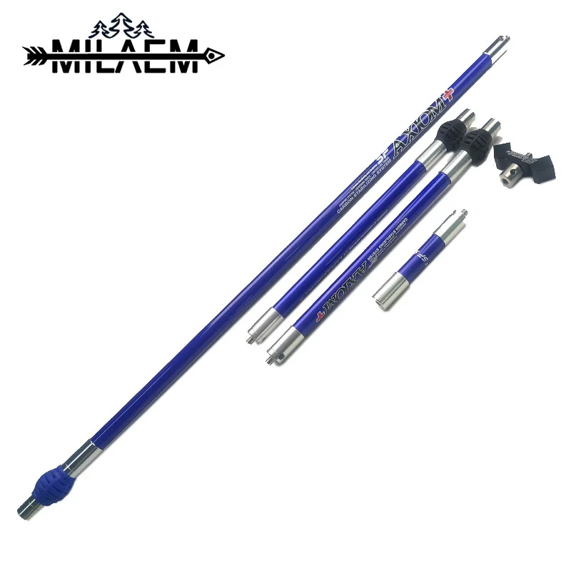 1Set Archery Balance Bar Carbon Stabilizer 30inch +12inch +4inch Balance Rod Damper Compound /Recurve Bow Shooting Accessories
