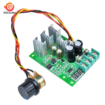

DC 6-60V 30A Adjustable LED Digital Motor Speed Controller Governer Speed Control PWM Linear DC Motor 12V 24V 36V