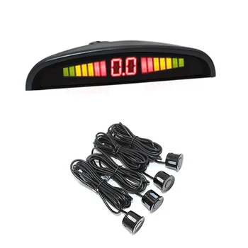 

Car LED Parking Sensor Buzzer Alarm Digital Display Auto Reverse Parking System Rear Sensor Kit