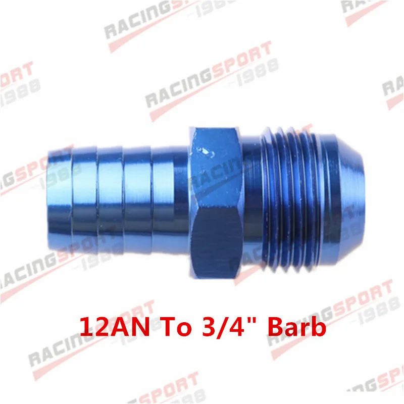 4AN 6AN 8AN 10AN 12AN до 4 мм 6 мм 8 мм 10 мм 1 ''прямой фитинг топливной линии - Цвет: BLUE