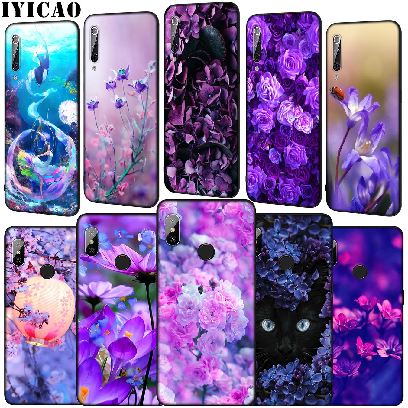 IYICAO infinity on purpl Soft Phone Case for Xiaomi Mi 10 9 9T A3 Pro CC9 CC9E 8 SE A2 Lite A1 6 pocophone f1 Mi9 |