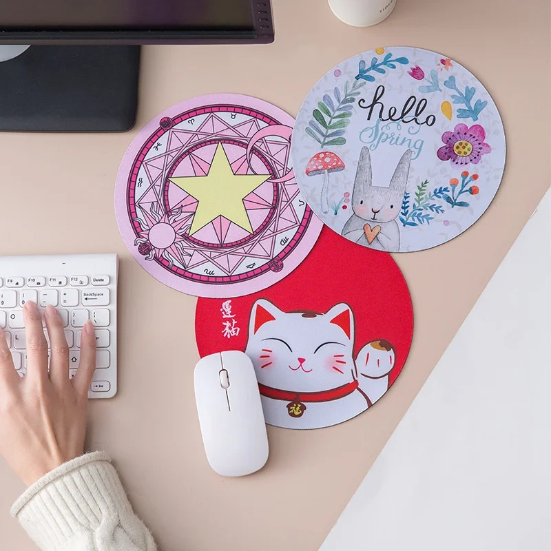 

Mouse Pad Thickened Small Wristband Cute Girl Computer Desk Pad Desk Pad Keyboard Pad Abstinence Writing Desktop