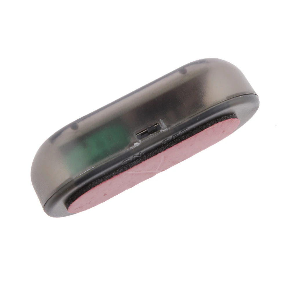 Solar Car Alarm Red LED Light, Simulate Imitation Security System Warning Theft Flash Blinking Lamp