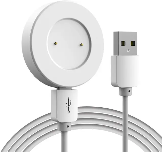 For Huawei Watch GT / GT2 Portable Wireless USB Cable Charging Dock Stand Power Magnetic Watch Charger for Honor GT 2 Glass Film White