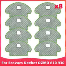 

Mop Cloths Rag Replacement For Ecovacs Deebot OZMO 610 / 930 Robotic Vacuum Cleaner Spare Parts Accessories