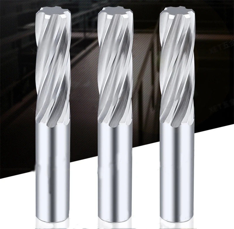 Spiral Tungsten Steel Reamer HRC55 CNC Milling Chucking Cobalt Straight