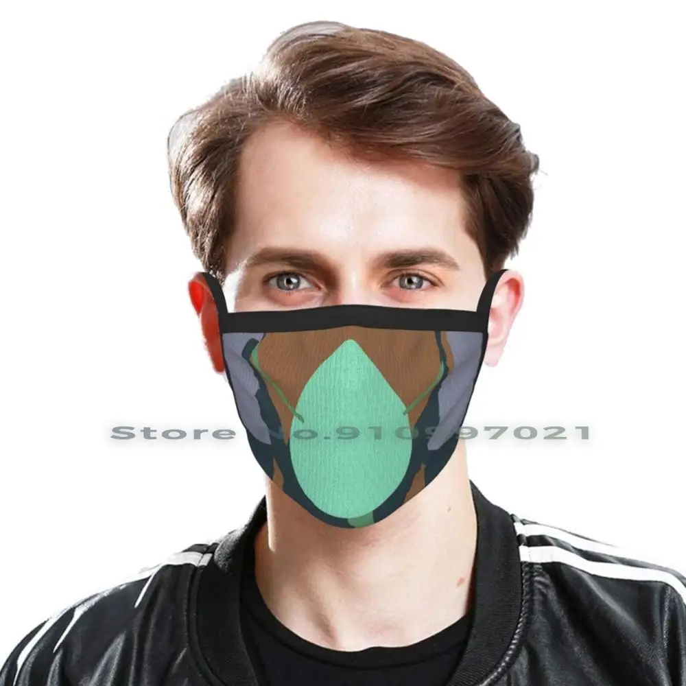 Tenet Film Mask Non-Disposable Mouth Face Mask Pm2.5 Filters For Child Adult Christopher Nolan John David Washington Tenet