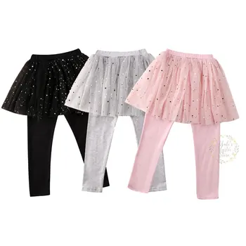 

2-7Y Toddler Kid Girl Baby Pencil Pants Stretchy Bottoms Trousers Lace Tutu Tulle Leggings Sequins Pricness Pants
