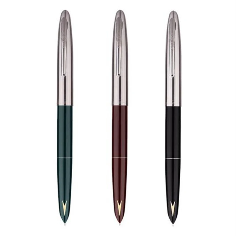 

Hero Vintage 329-2 Arrow Mark Horse Head Pattern Fine Nib 0.5mm Fountain Pen Iridium Office School Writing Gift Pen Accessory