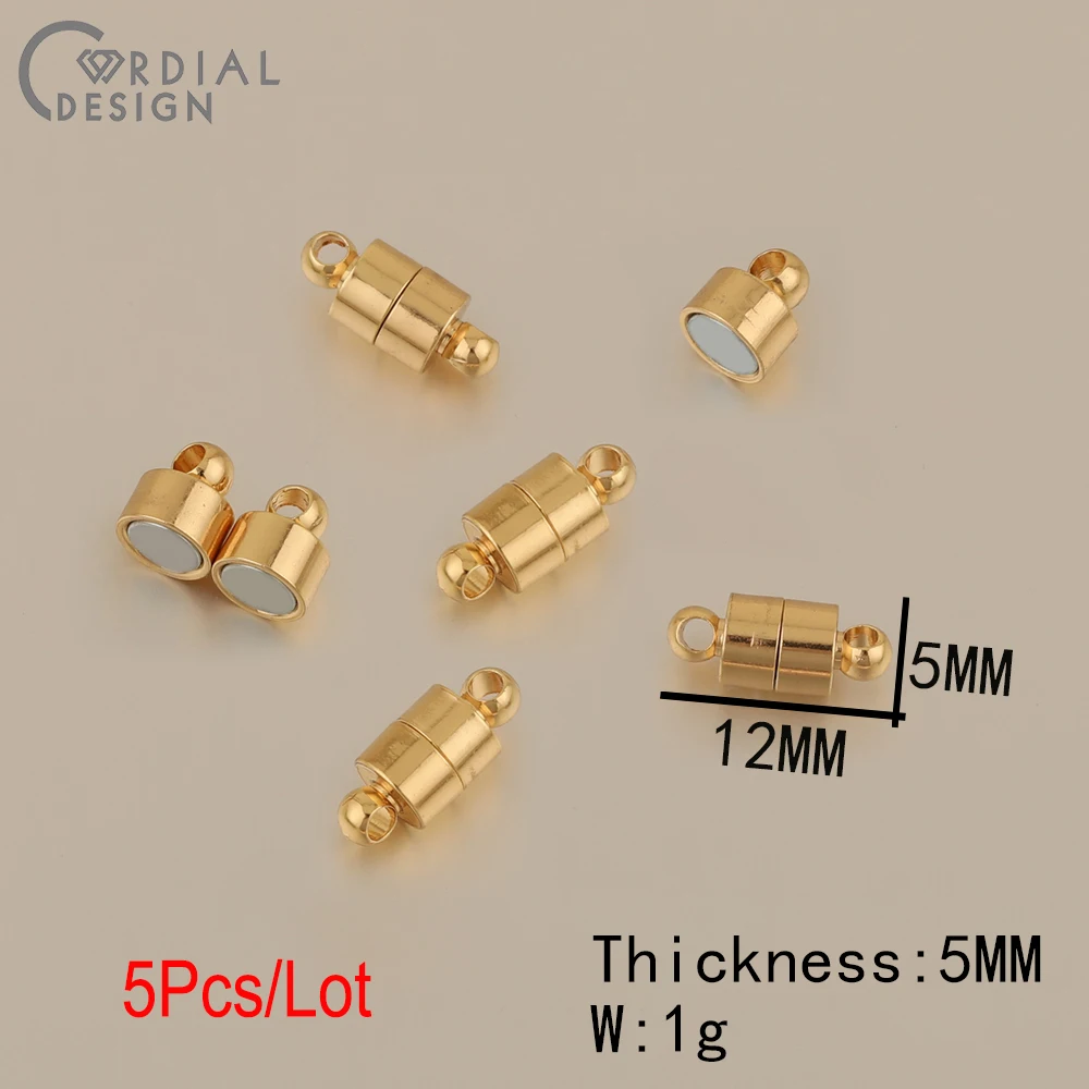 Cordial Design Magnet Clasps & Hooks/DIY Making/Jewelry Accessories/Genuine Gold Plating/Hand Made/Jewelry Findings & Components - cordial