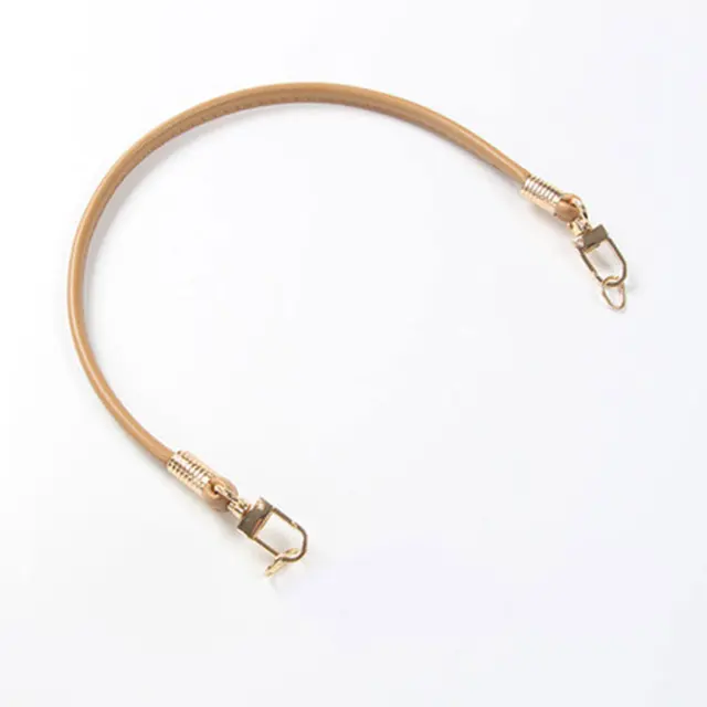 Candy Color Crossbody Small Carry Strap Soft Handbag Handle Bag Accessories PU Strap Sholder Bag Belts Leather Thin Crossbody khaki 40cm