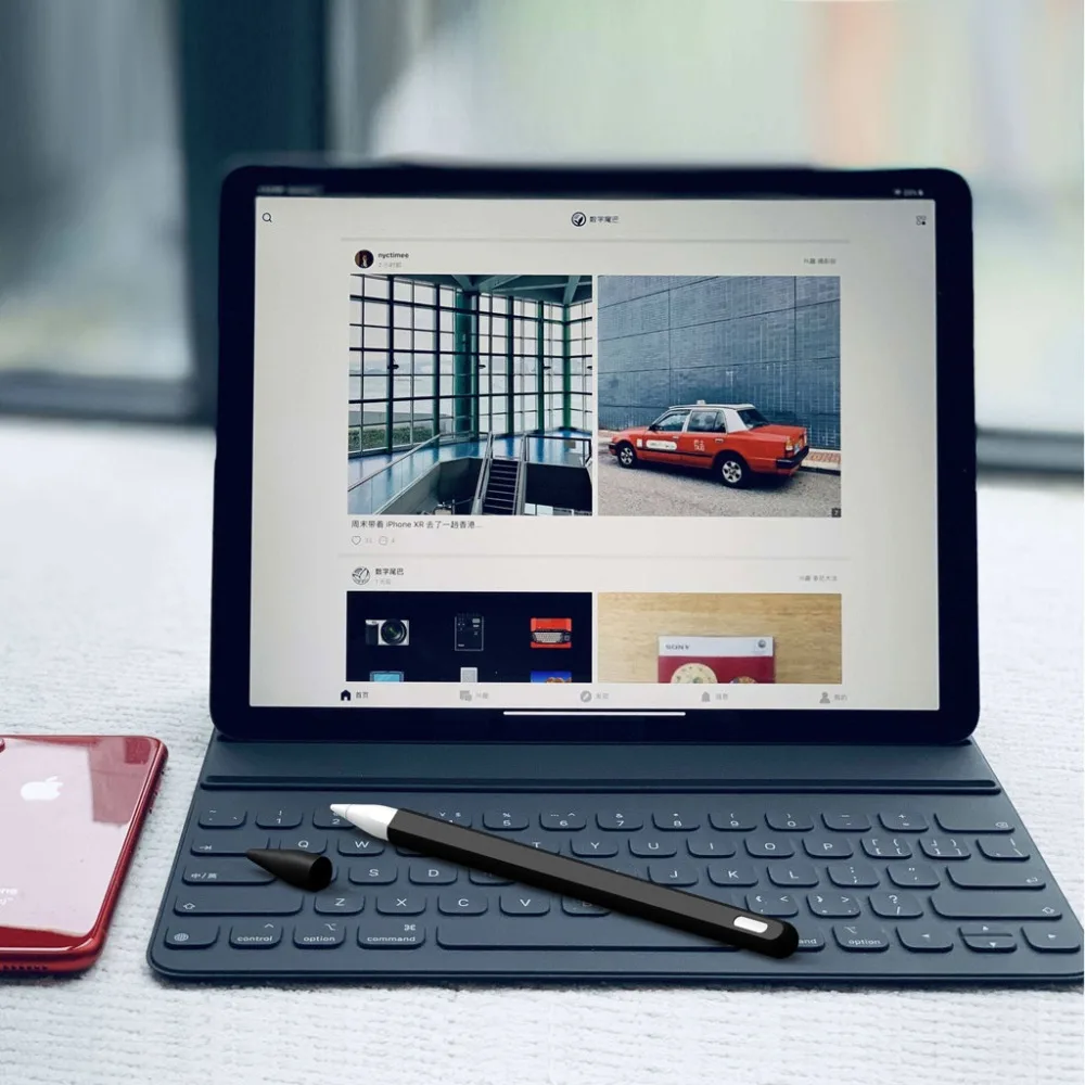 Легкий Дизайн Эластичный Защитный силиконовый чехол для Apple Pencil 2 Защита от царапин, ударов