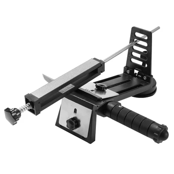

New Professional Stainless Steel DMD Fixed Angle Cutting SharpeningTool Solid Grinding Kitchen Sharpening Tool with 3 Whetstone