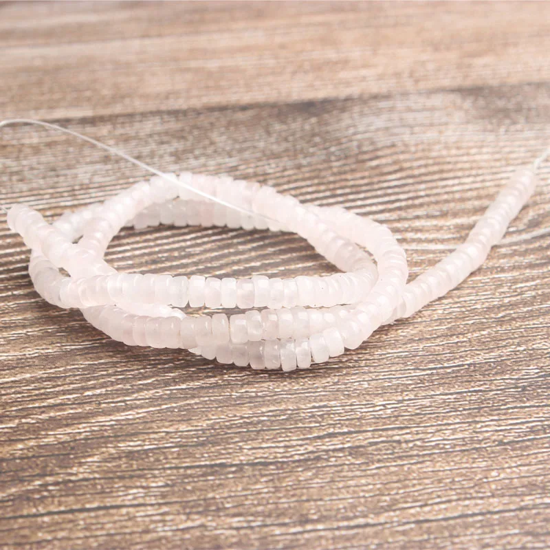 powder crystal Lan Li, модные ювелирные изделия, 2x4 мм, разноцветные натуральные камни, бусины, сделай сам, женский браслет, ожерелье, серьги-гвоздики и аксессуары - Цвет: powder crystal
