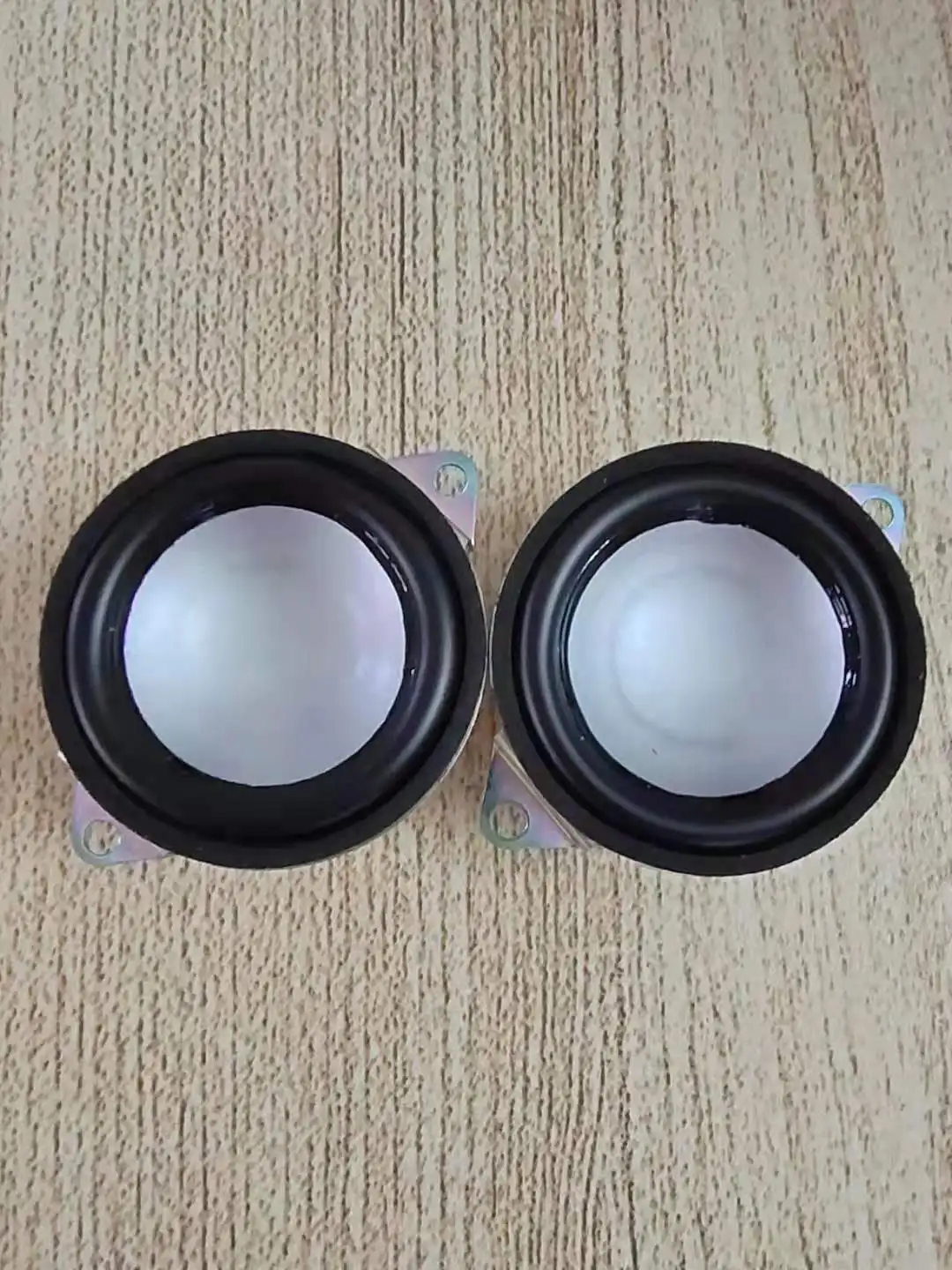 풀 주파수 블루투스 스피커, 충전 1 용 1.5 인치, DIY 4ohm, 5W, 42mm, 풀 레인지 스피커 수리 부품, 고무 가장자리 2 개 