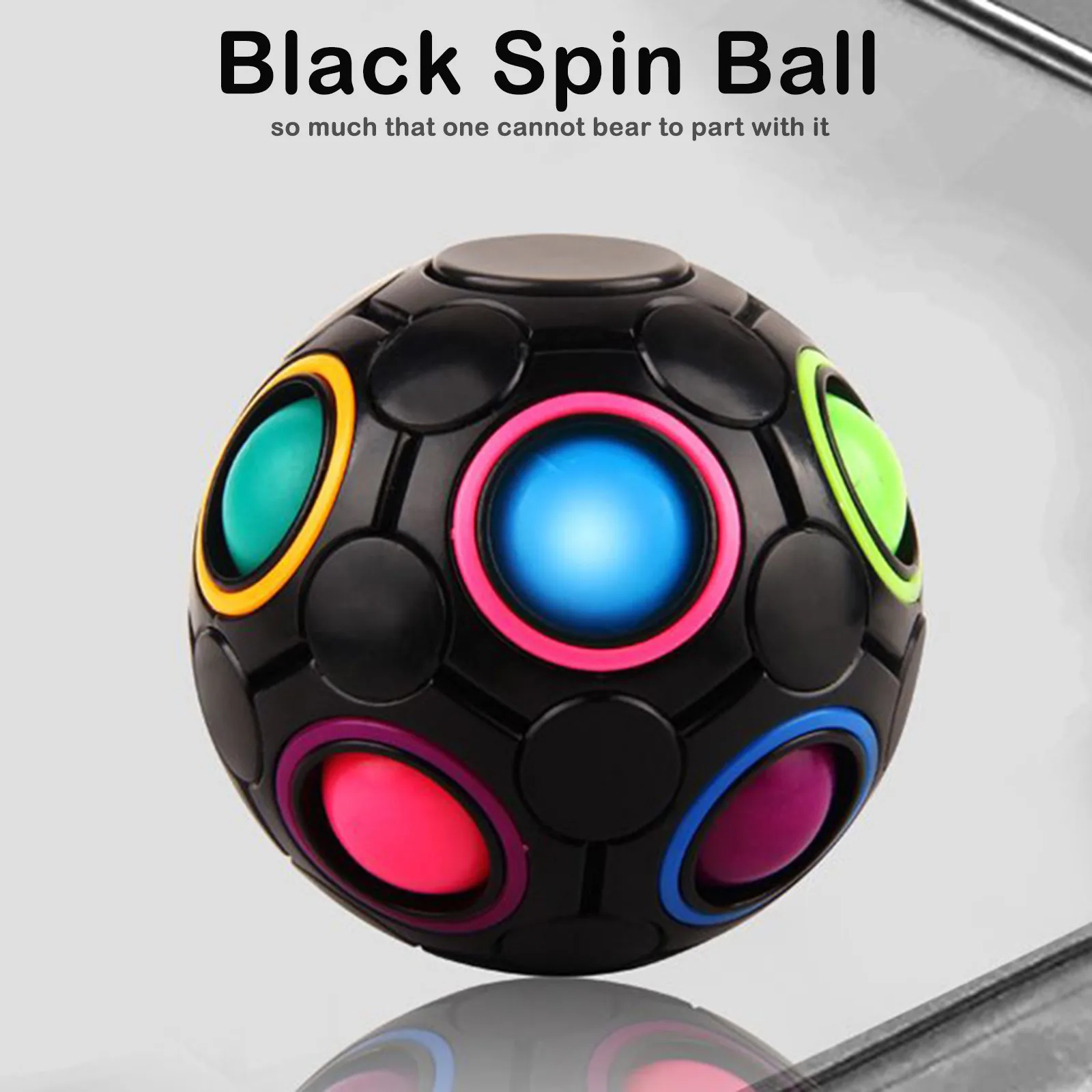 Antistress Cube Rainbow Ball Puzzles Football Educational Speed Intelligence Toy 